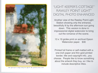 Light Keeper's Cottage - Rawley Point Light